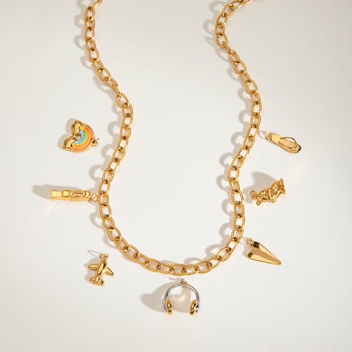 1 Piece Chain Stainless Steel Gold Color  Women's DIY Chain Necklaces h5 Picture2