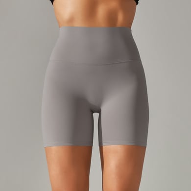 1 Piece Solid Color High Stretch Sports Yoga Cycling ShortsWomen's Sport  Clothing h5 