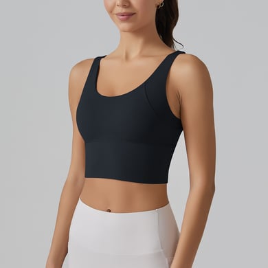 1 piece High Elasticity One-Piece Fixed Cup Yoga Sports Underwear Women's Sport Clothing h5 Picture2