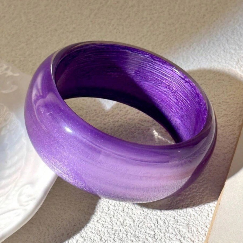 1 Piece Simple Series Retro Geometric Resin Women's Bangles 