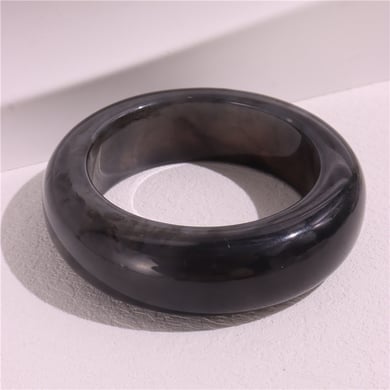 1 Piece Haute Vintage Round Acrylic Women's Bangles h5 