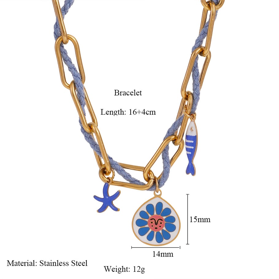 1 Piece Luxurious Series Bohemian Elephant Sennit Stainless Steel Gold Color Women's Pendant Necklaces 