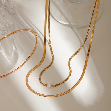 1 Piece Stainless Steel Women's Layered Necklaces h5 Picture2