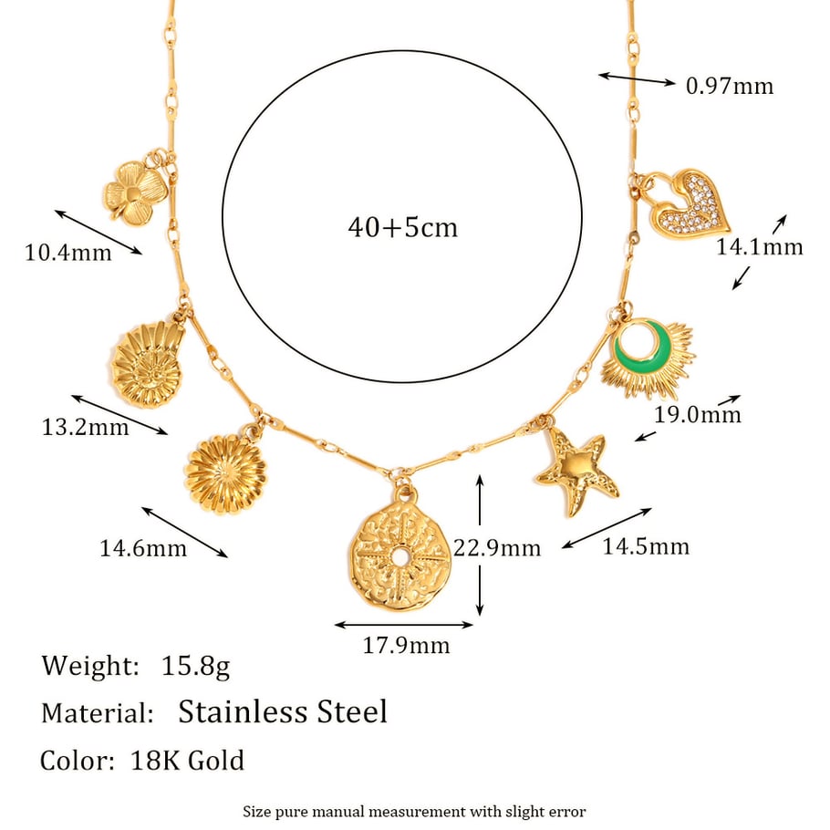 Retro Oceanic Women's Pendant Necklaces Picture2