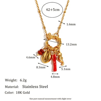 Retro Oceanic Women's Pendant Necklaces h5 Picture2