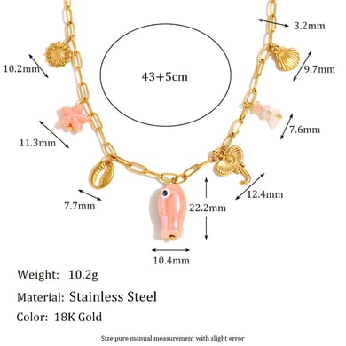 Sweet Oceanic Shell Women's Pendant Necklaces h5 Picture2