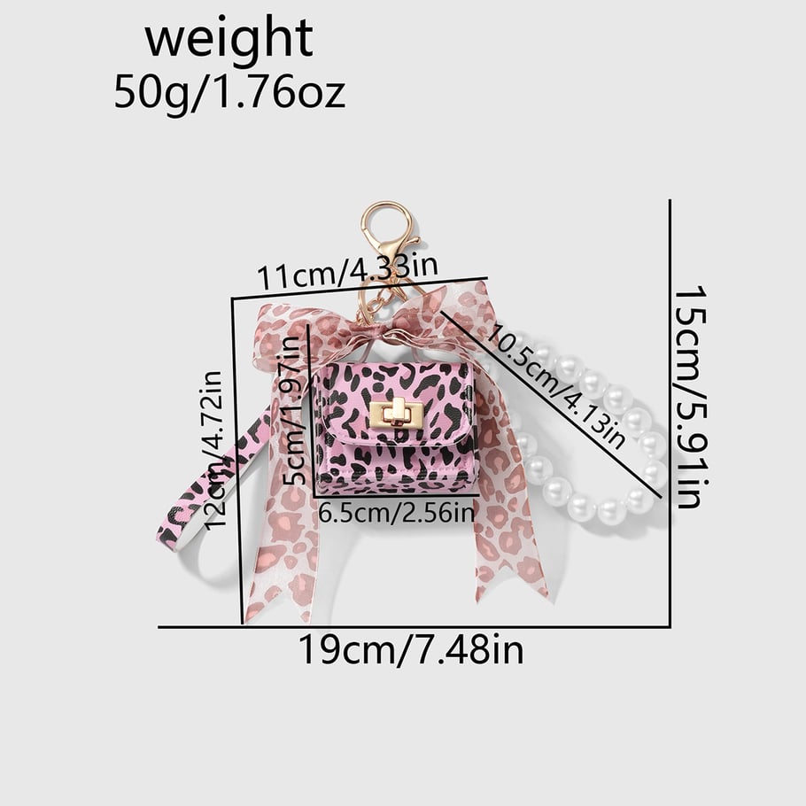 Retro Leopard Print Mini Bag Women's Bag Charms Picture2