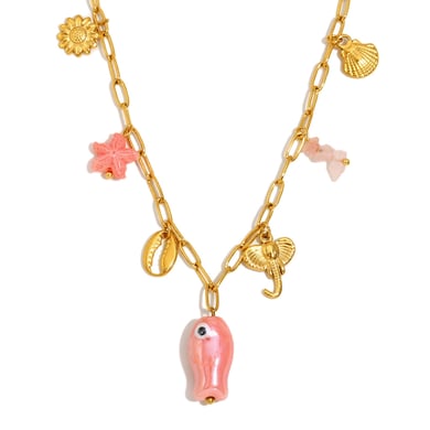 Sweet Oceanic Shell Women's Pendant Necklaces h5 