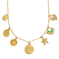 DIY Pendant Necklace-Gold 