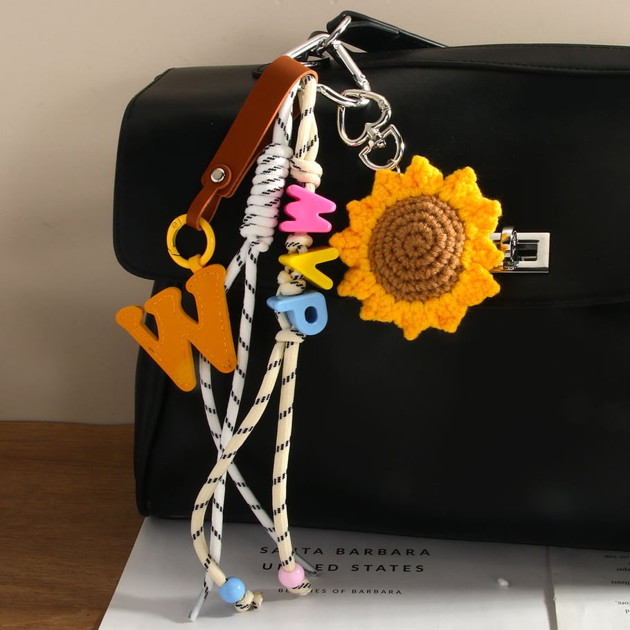 1 Piece Simple Series Sweet Sunflower Women's Bag Charms 