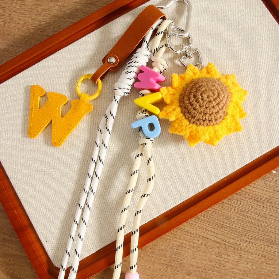 1 Piece Simple Series Sweet Sunflower Women's Bag Charms Picture2