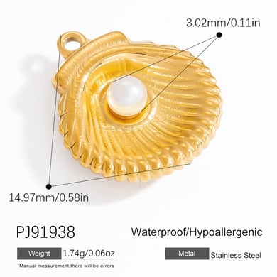 1 Stück Simple Series Vacation Turtle Edelstahl Goldfarben Damenanhänger h5 