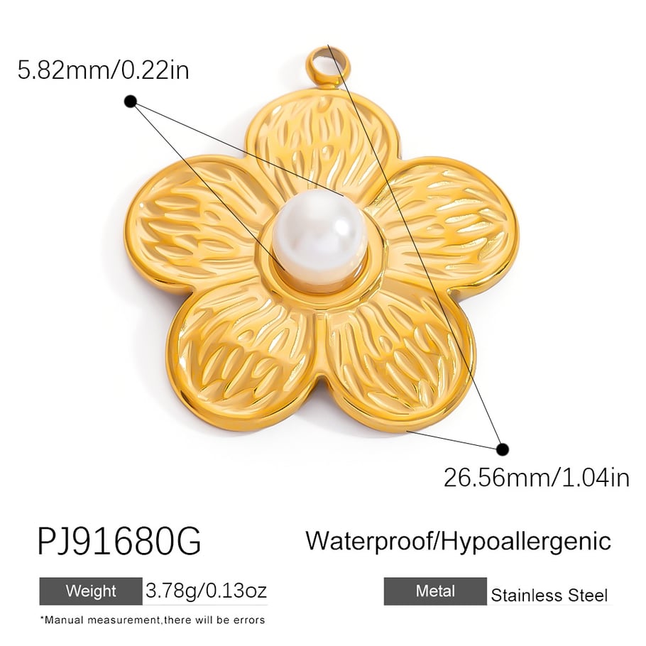Oceanic Series Gold Color DIY Pendants 