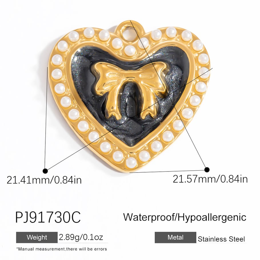 Vacation Style Stainless Steel  Gold Color DIY Pendants 
