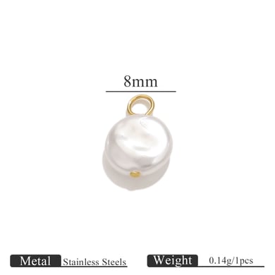 1 Piece Dazzling Series Chic Droplet Stainless Steel Women's Pendants h5 