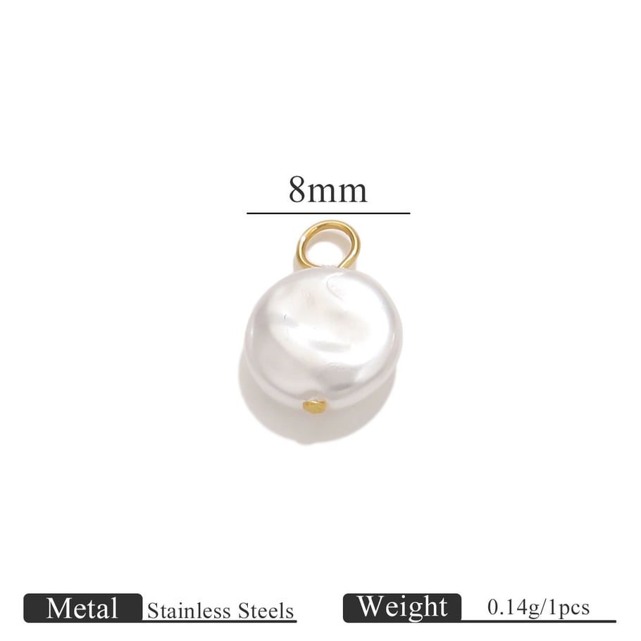 1 Piece Dazzling Series Chic Droplet Stainless Steel Women's Pendants 