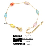 Gold cube crystal-bracelet 175 Picture10