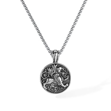 1 Piece Sophisticated Griffin Stainless Steel Men's Pendant Necklaces h5 