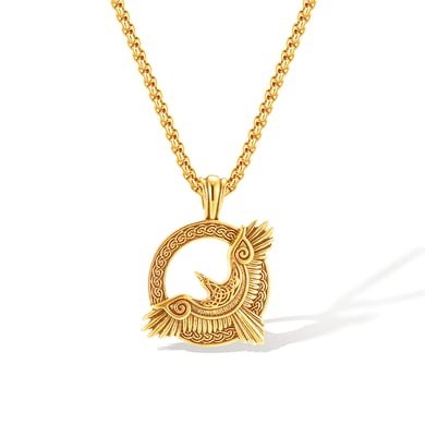 Statement-making Eagle Stainless Steel Men's Pendant Necklaces h5 