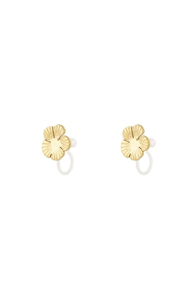Orecchini a clip con fiori h5 