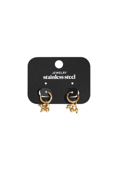 Edelstahl Tropfen Ohrringe unregelmäßige form Casual Täglich Einfache Serie frauen schmuck h5 Bild3
