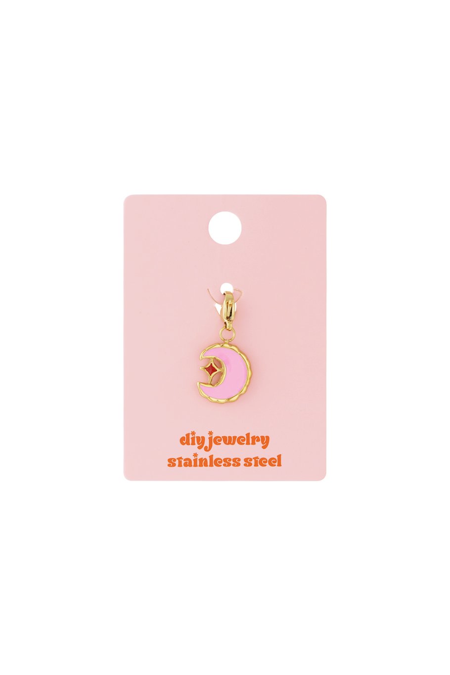Pink moon jewelry charm h5Picture4