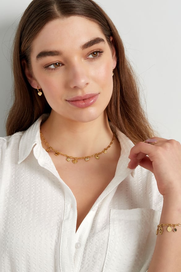 charm necklace daily style