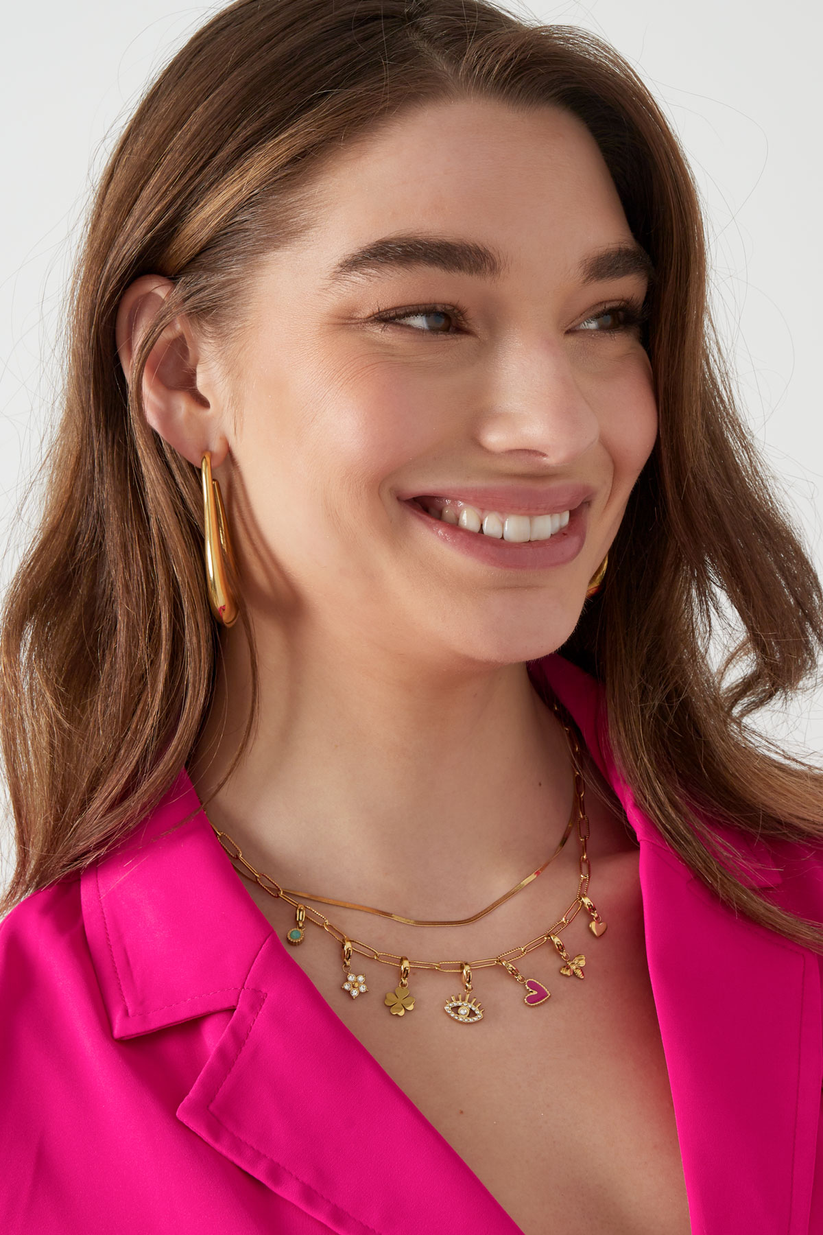 charm necklace lovey dovey