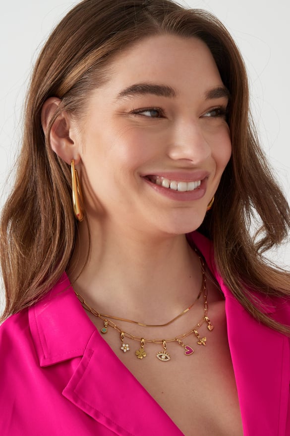 charm necklace lovey dovey