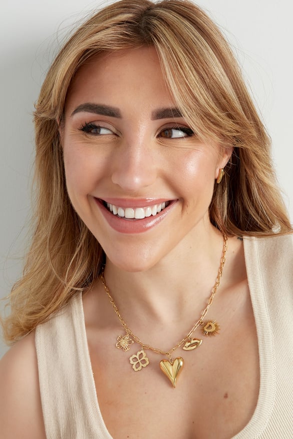 love language charm necklace