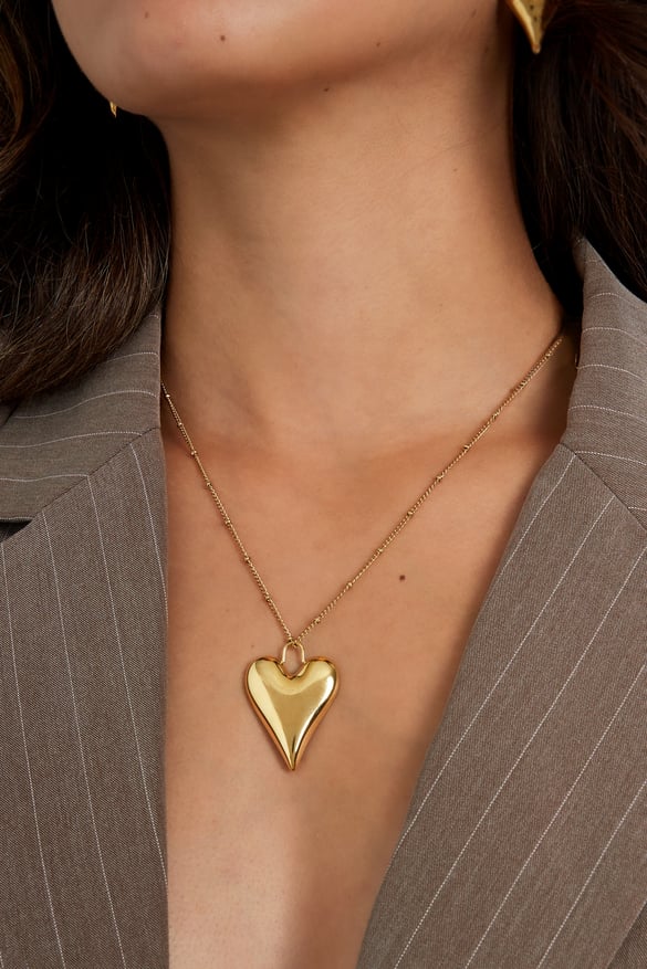 necklace heartfelt charm