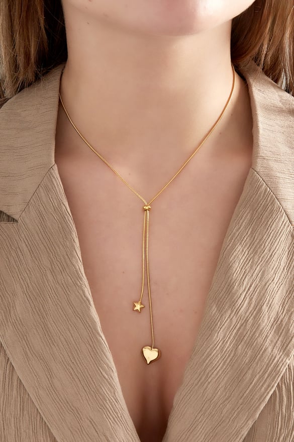 twinkling heart necklace