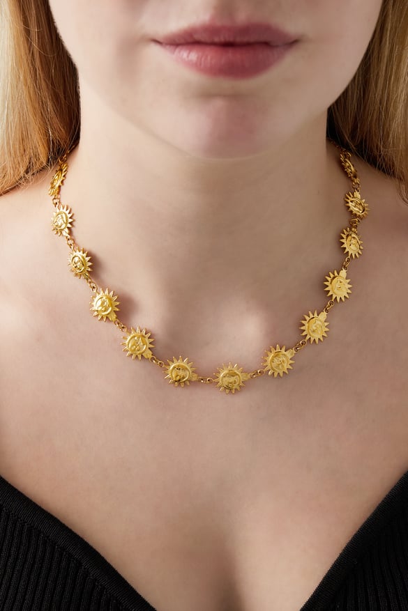 golden sunshine necklace 2
