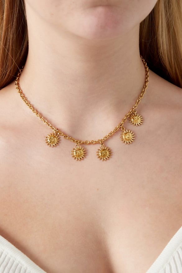 necklace golden glow 2