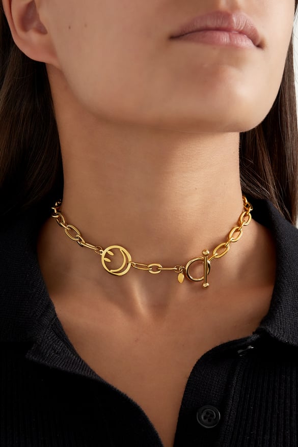 collier joie lumineuse - couleur or 2