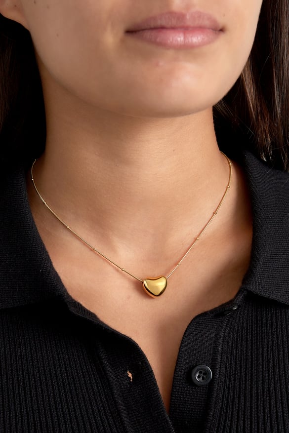 soft heart necklace