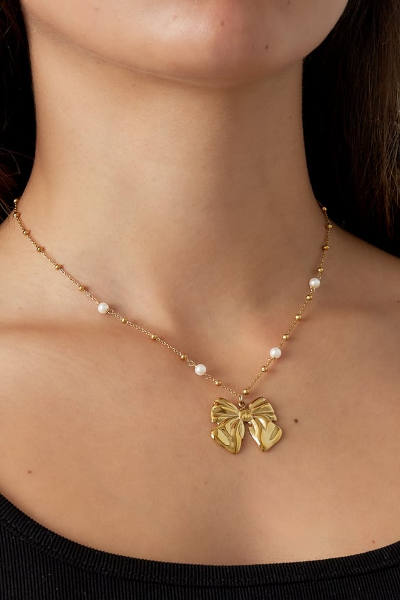 baby bow necklace