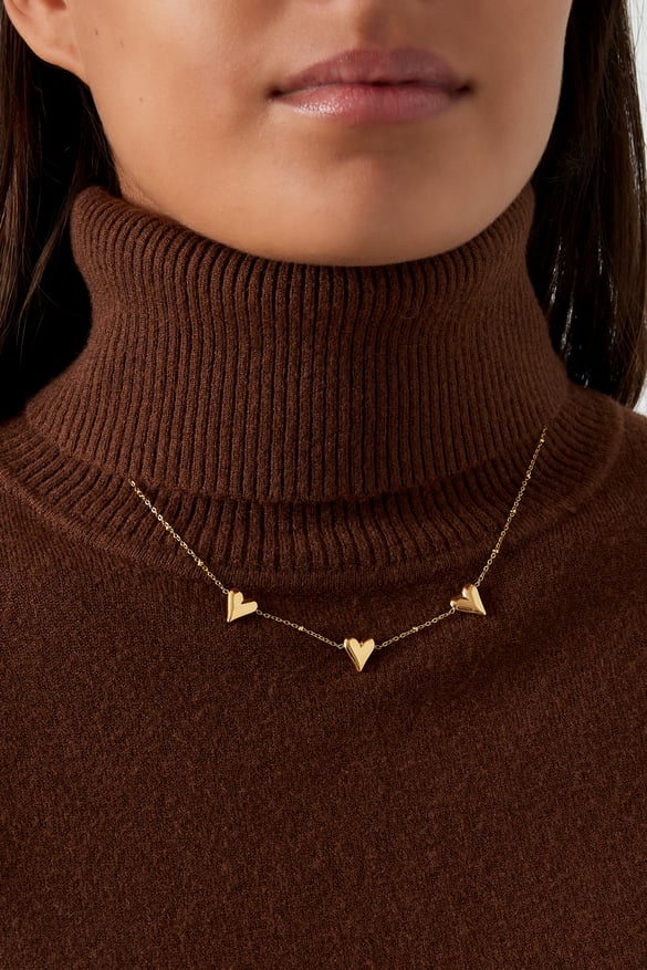 triple love necklace