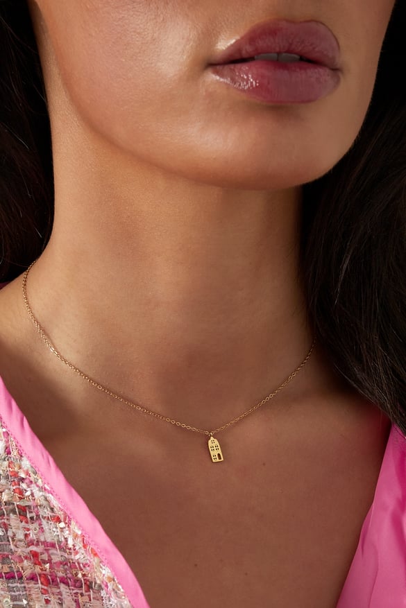 collier maison d'amsterdam - couleur or 2