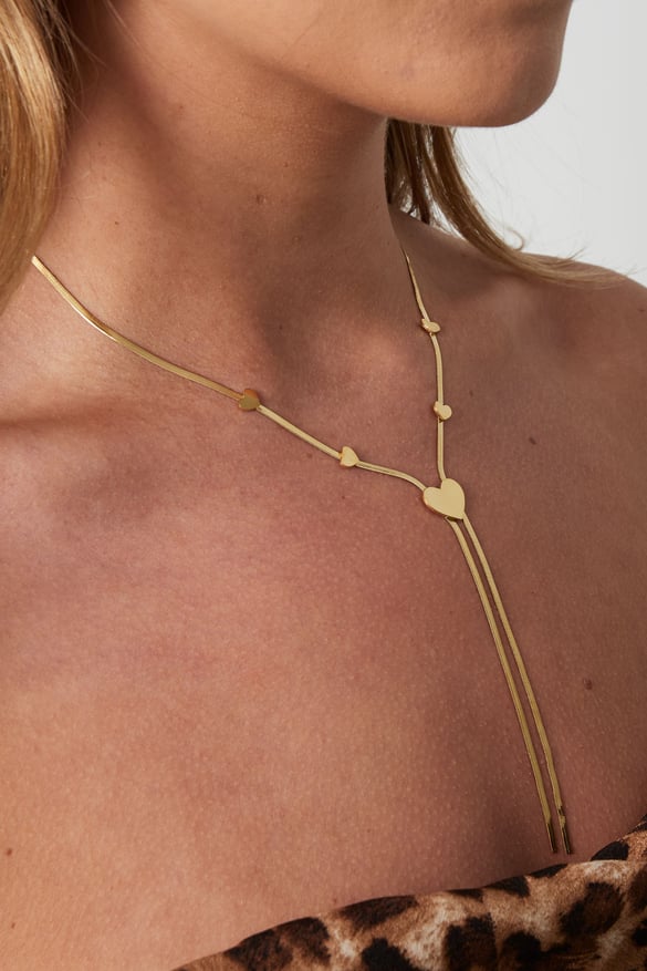 collana heartstrings - colore oro 2