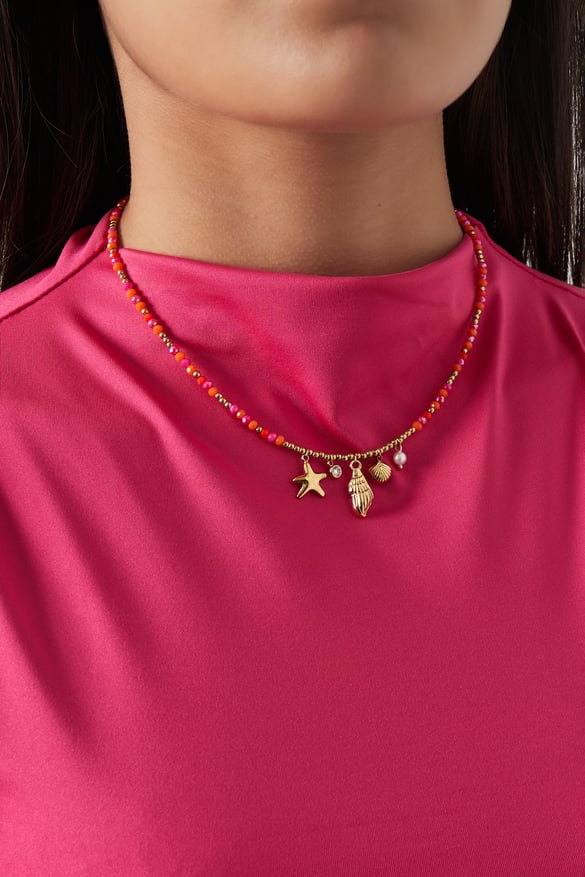Bracelet coquillage nage - Couleur or