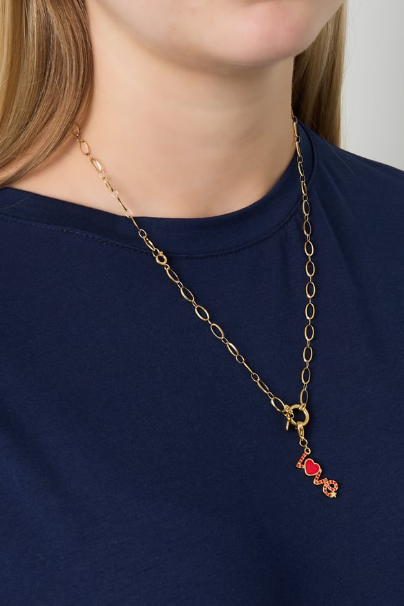 Simple lock necklace 2