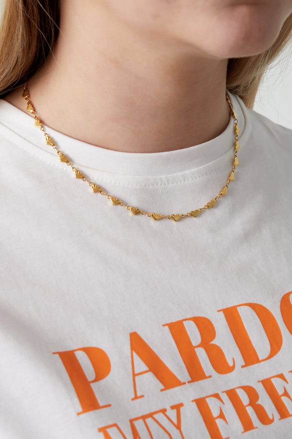 Collana con cuore forte