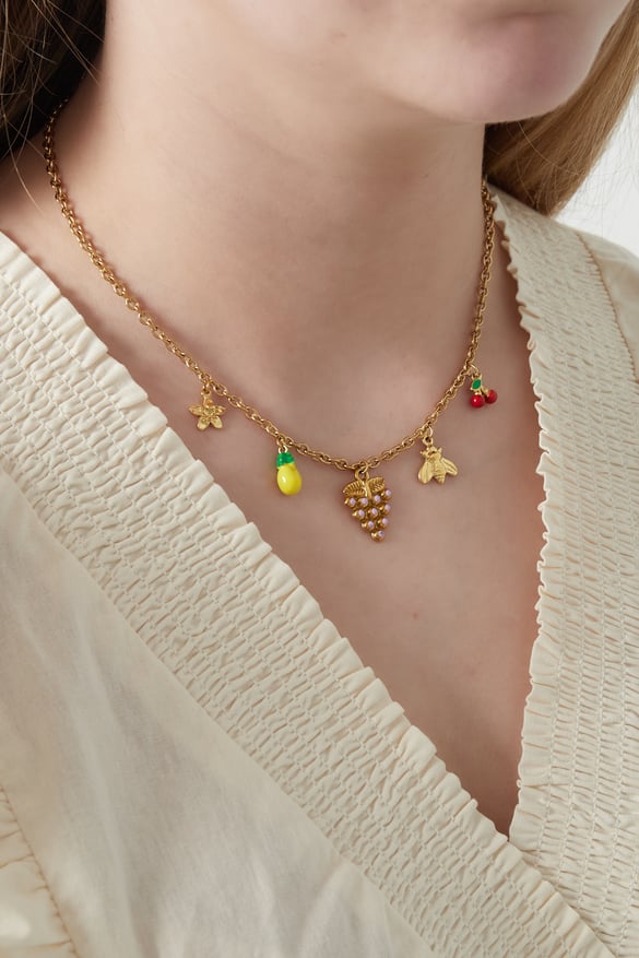Collana con ciondoli fruttati