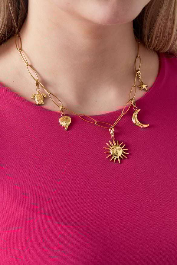 DIY-Halskette mit Sonne