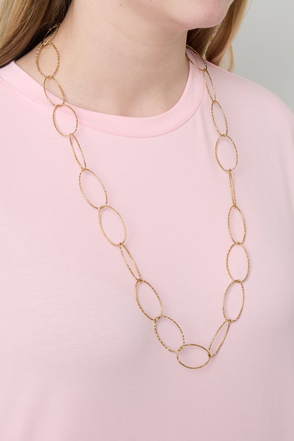 304S.steel Kette Halsketten Kette Casual Täglich
