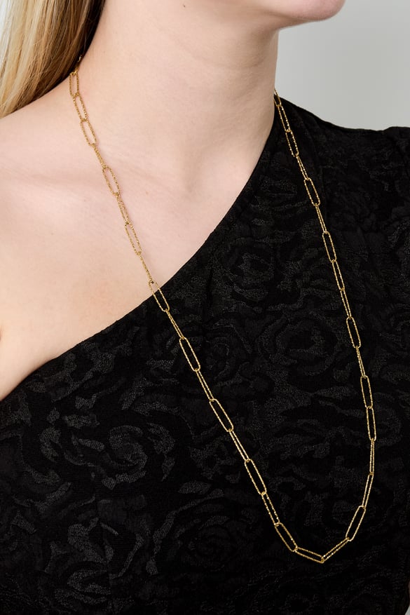 304S.steel Kette Halsketten Kette Casual Täglich