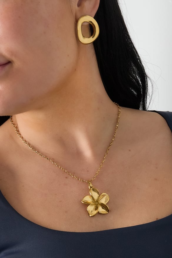 Pendant necklaces Flower Casual Daily Simple Series Women's jewelry