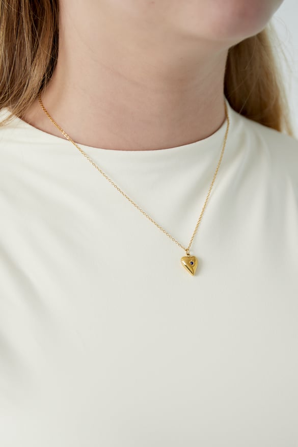 Collana con pietra portafortuna