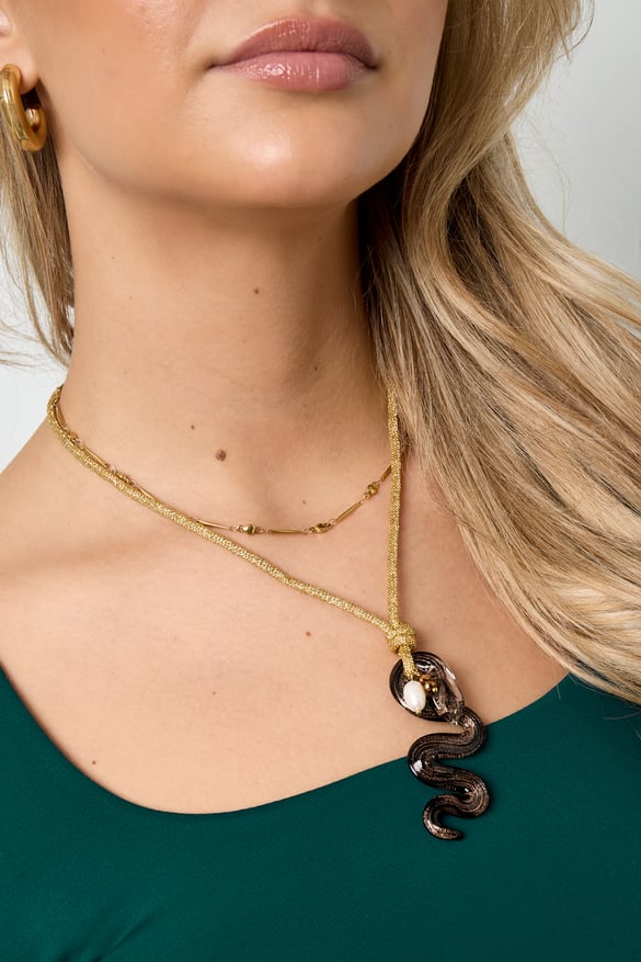 Polyester Pendant necklaces snake Casual Daily Simple Series Women's jewelry